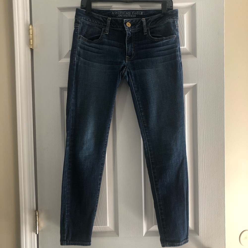 American Eagle Outfitters Dark Indigo Skinny Jeans